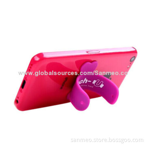 Universal Portable Touch U Silicone Stand Holder for iPhone, Smartphone, 10 ColorsNew